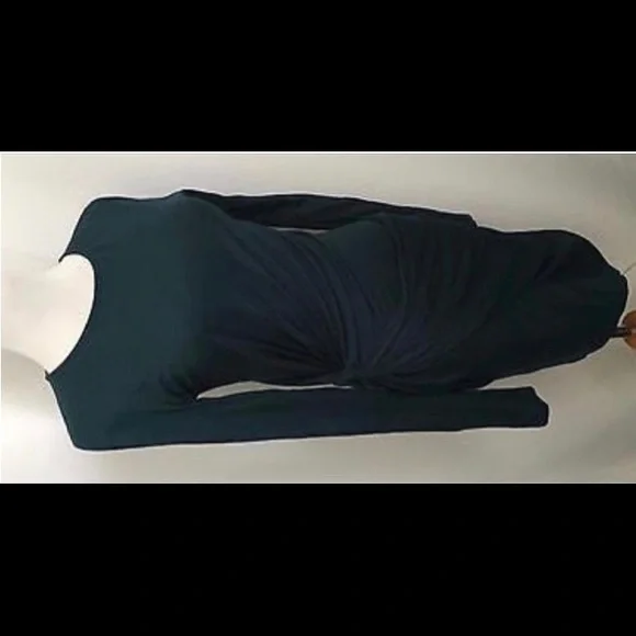 🎄ZARA GREEN KNOTTED CASUAL DRESS🎄 - Picture 7 of 7